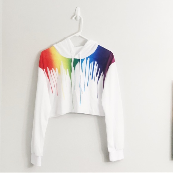 SHEIN Tops - 3/$25!! ❤️Shein Cropped Hoodie